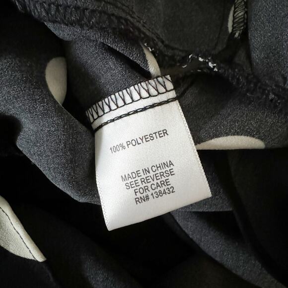 MODCLOTH It's A Wrap Ruffled A Line Skirt Polka Dot Black White 12 - Picture 11 of 12